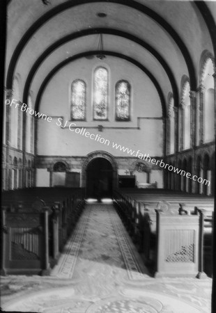 HONAN CHAPEL INTERIOR FROM ALTAR